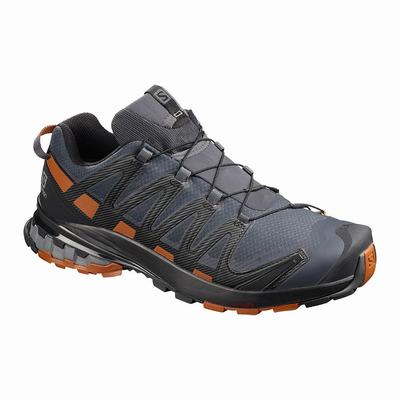Pánské Trailové Boty Salomon XA PRO 3D V8 GORE-TEX WIDE Tmavě Blankyt/Černé SA92185-356